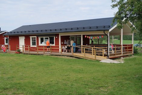 Servicebyggnad café Nätra Hembygdsgård